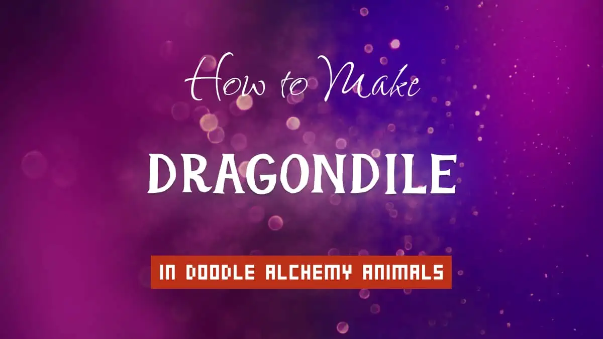 Dragondile's article title in white font on purple abstract blurred light background